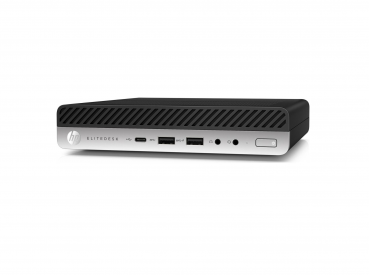 PC HP EliteDesk 800 G3 Desktop Mini (i5-7500T, 8GB RAM, 256GB SSD, WLAN, Win 11 Pro) - neuwertig