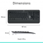 Preview: Logitech Tastatur Maus Set MK540 Advanced kabellos
