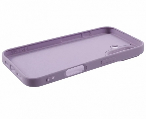 Schutzhülle violett Gummi Case für iPhone 16