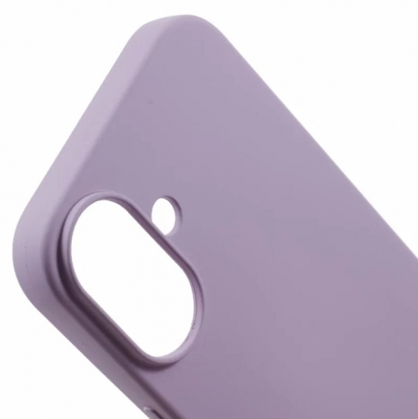 Schutzhülle violett Gummi Case für iPhone 16