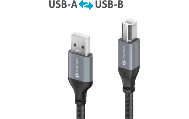Sonero USB A auf USB B Kabel 2m