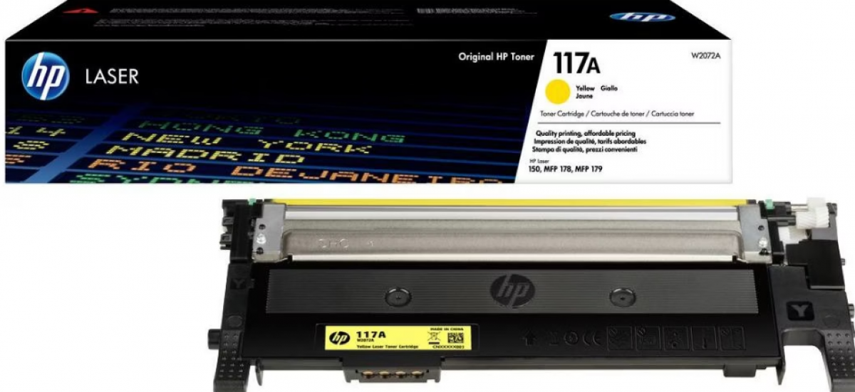 Original HP Toner 117A (W2072A) Yellow